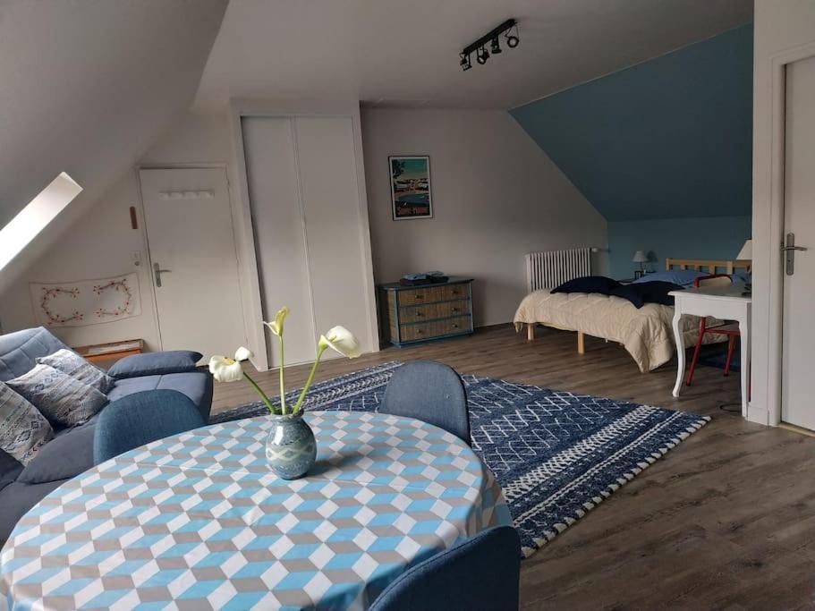 Grand Studio, Tout Equipe Et Renove. Combrit Exteriér fotografie